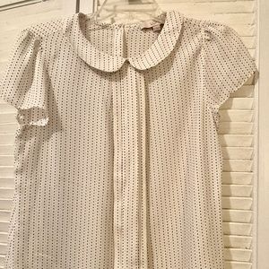 LOFT short-sleeve blouse